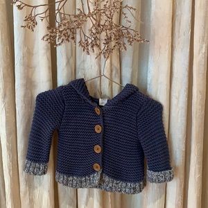 Nordstrom Baby • Knitted Cardigan with Pixie Hood
